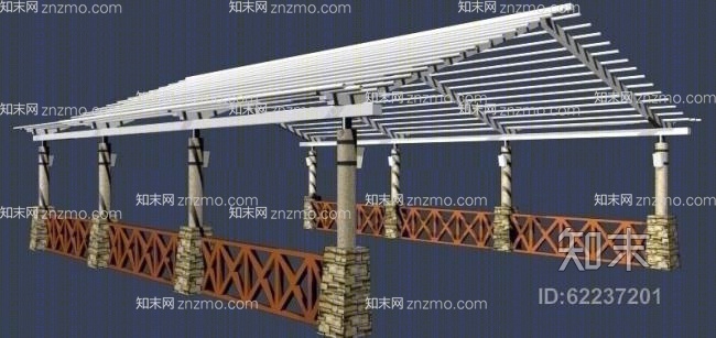 亭子13D模型下载【ID:62237201】