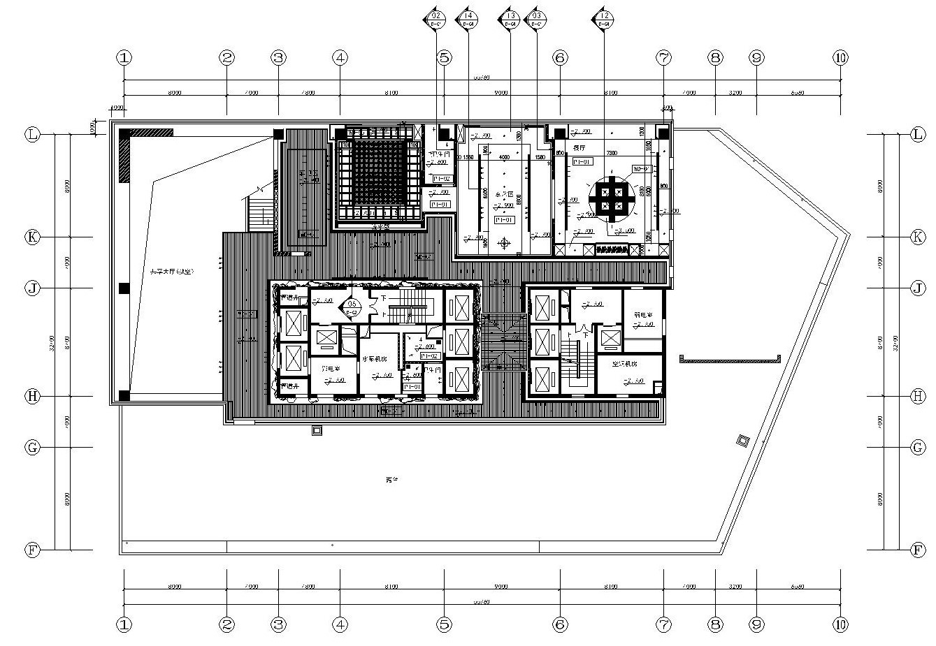 新中式茶楼室内装修概念方案施工图(附效果图）cad施工图下载【ID:160422115】