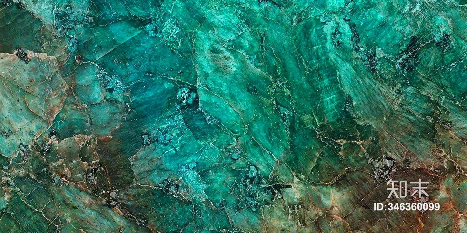 翠绿大理石造型墙贴图下载【ID:346360099】
