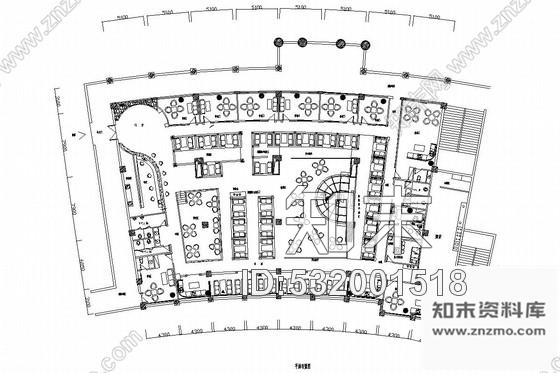 施工图成都全球最大的咖啡连锁店室内装修图施工图下载【ID:532001518】