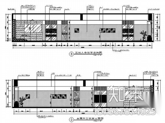 [广东]精细化工园办公楼室内装修图施工图下载【ID:967874025】