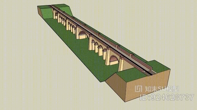 卡马洛铁路桥（ME）SU模型下载【ID:924628737】