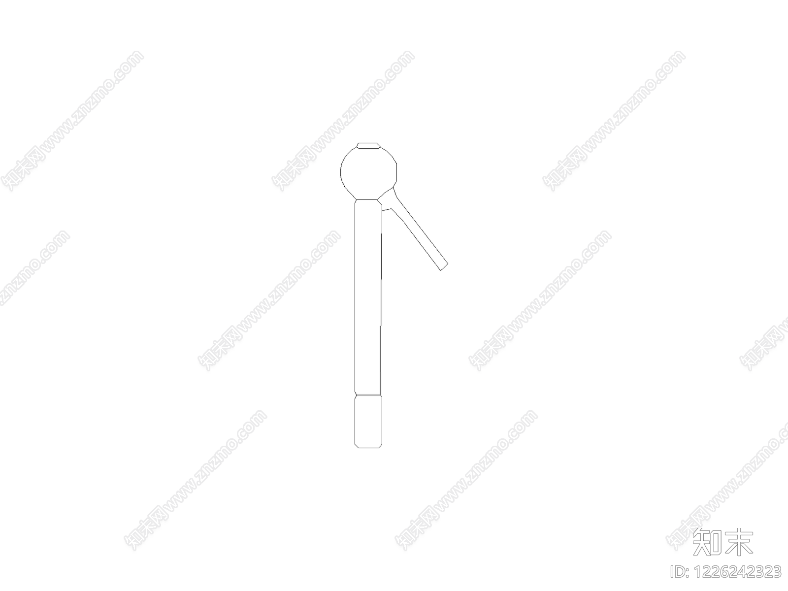 现代五金管件CAD图纸