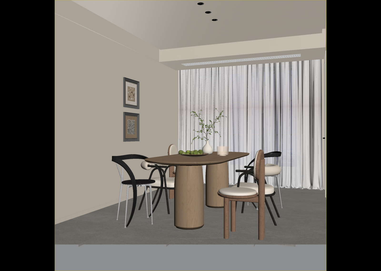 中古家居餐厅3D模型下载【ID:1214803465】