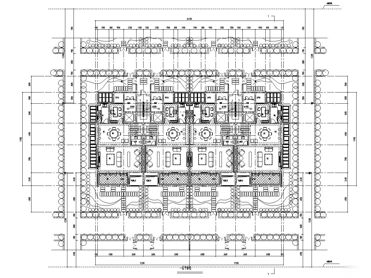 [浙江]九龙仓君廷-钱江经济居住区建筑施工图设计（乔...cad施工图下载【ID:167519123】