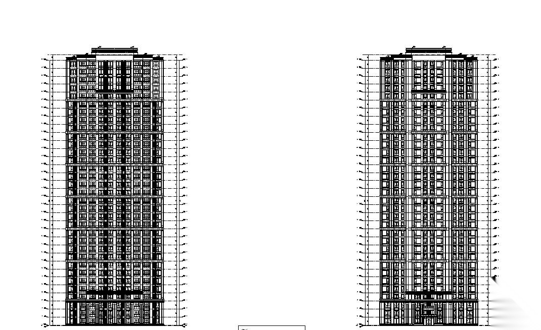 [浙江]九龙仓君廷-钱江经济居住区建筑施工图设计（乔...cad施工图下载【ID:167519123】