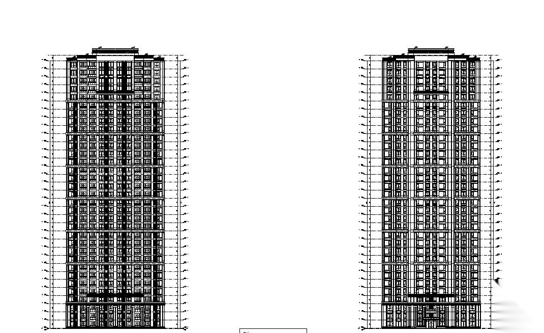 [浙江]九龙仓君廷-钱江经济居住区建筑施工图设计（乔...施工图下载【ID:149584174】