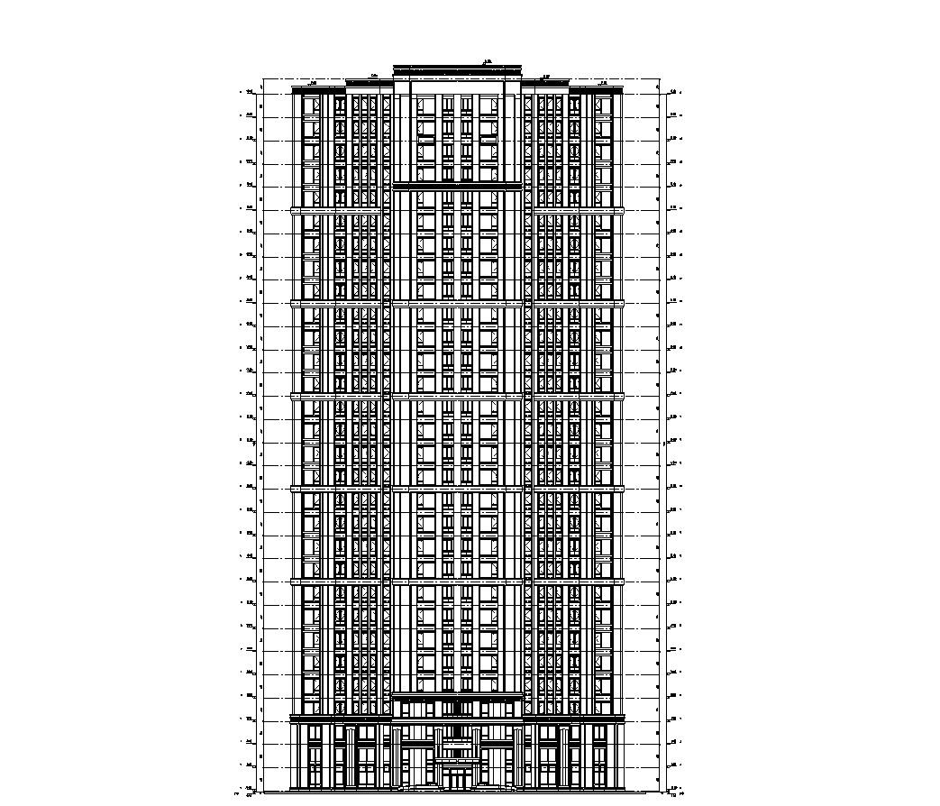 [浙江]九龙仓君廷-钱江经济居住区建筑施工图设计（乔...施工图下载【ID:149584174】