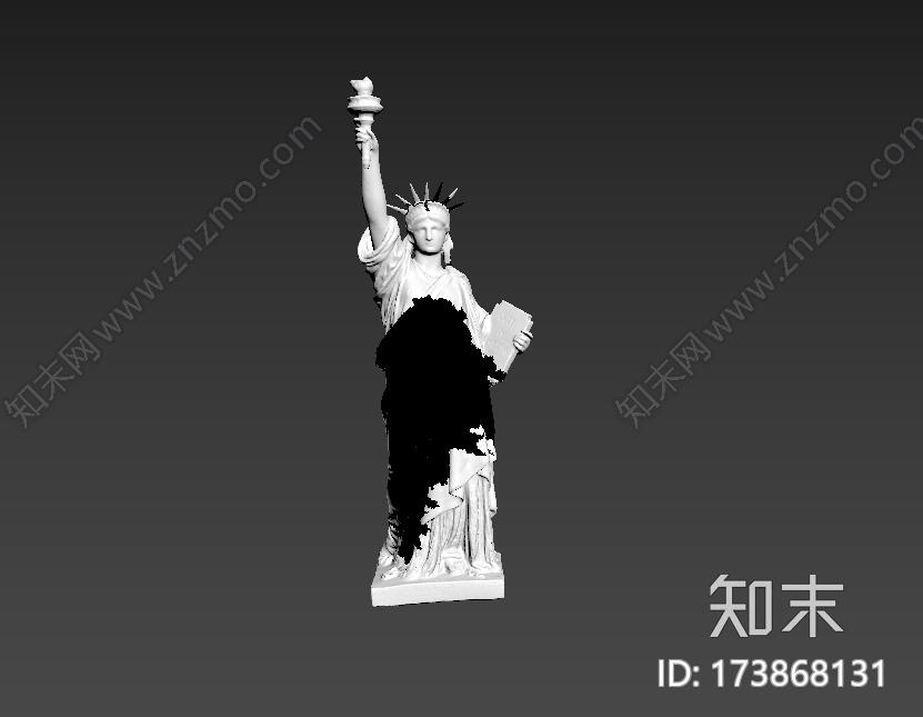 自由女神3d打印模型下载【ID:173868131】