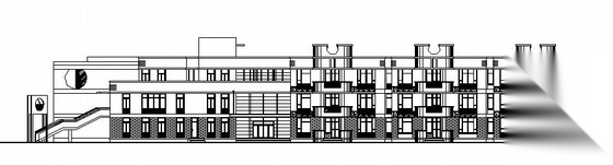 浦东某花园小区二期托儿所建筑初步图施工图下载【ID:151574126】