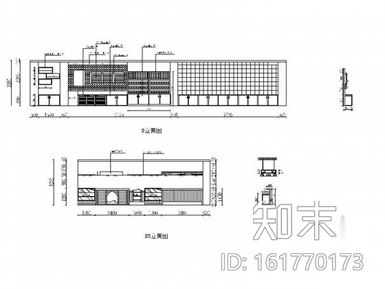 [青岛]意式风格咖啡厅装修施工图cad施工图下载【ID:161770173】