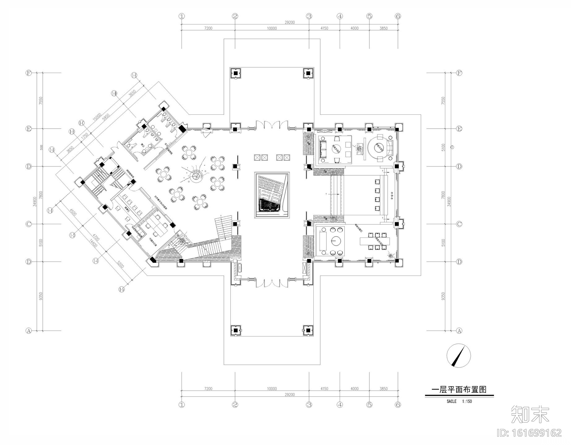 [成都]中洲锦城湖售楼处施工图+实景拍摄cad施工图下载【ID:161699162】