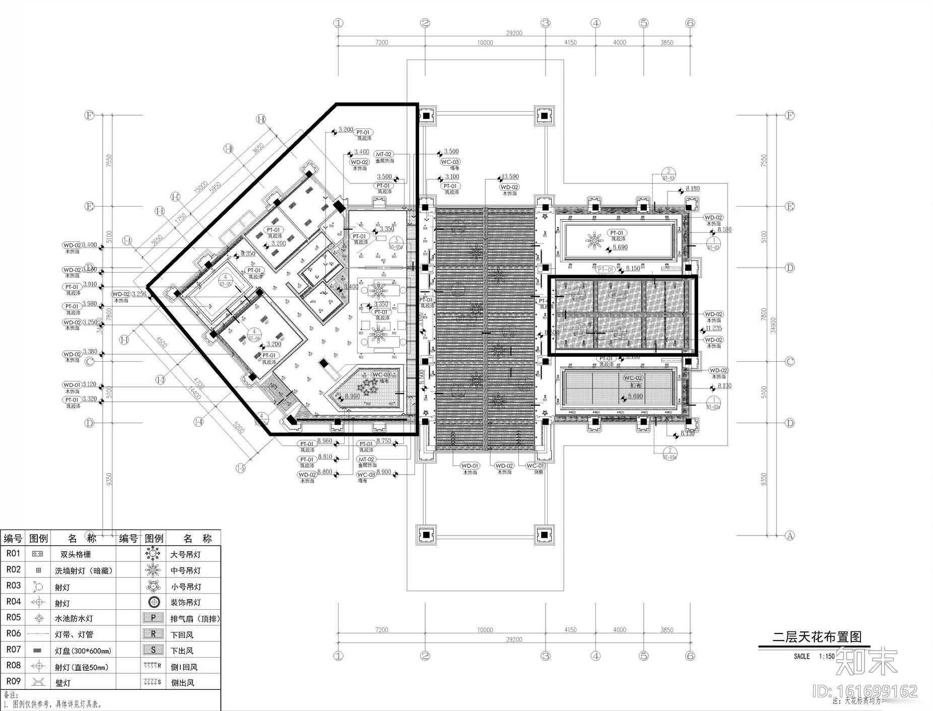 [成都]中洲锦城湖售楼处施工图+实景拍摄cad施工图下载【ID:161699162】