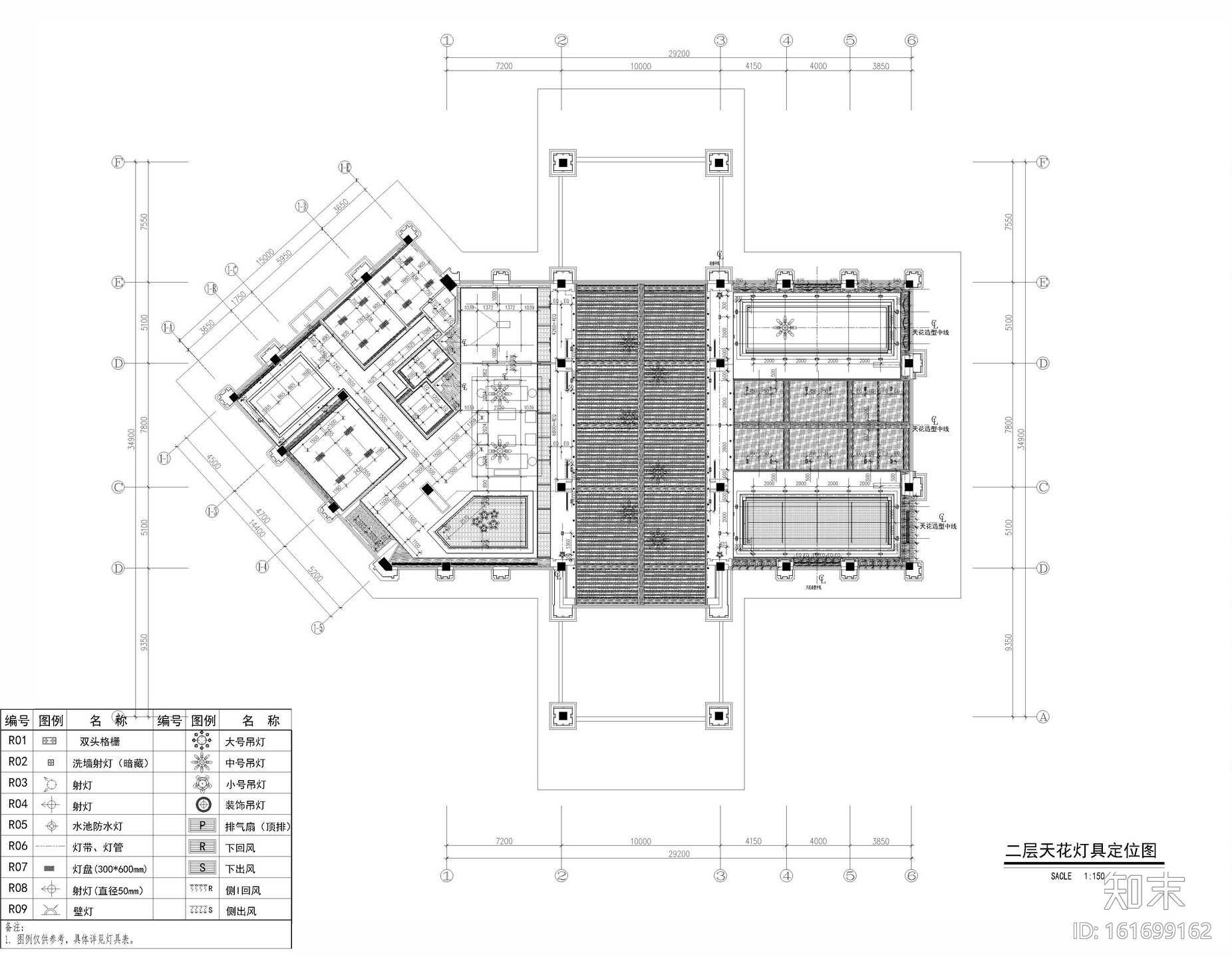 [成都]中洲锦城湖售楼处施工图+实景拍摄cad施工图下载【ID:161699162】