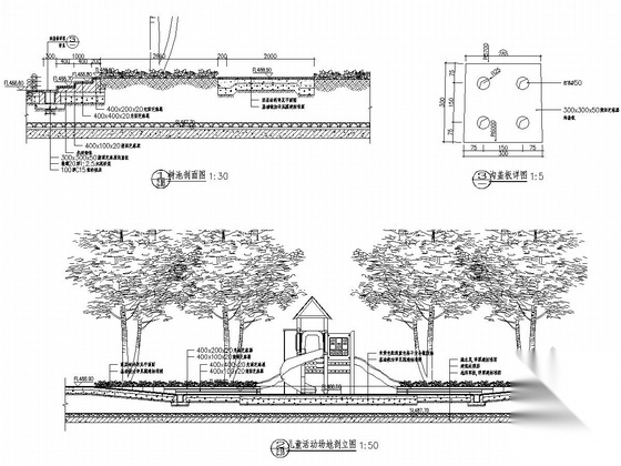 [成都]经典意式风情高档居住小区景观设计施工图cad施工图下载【ID:161088185】