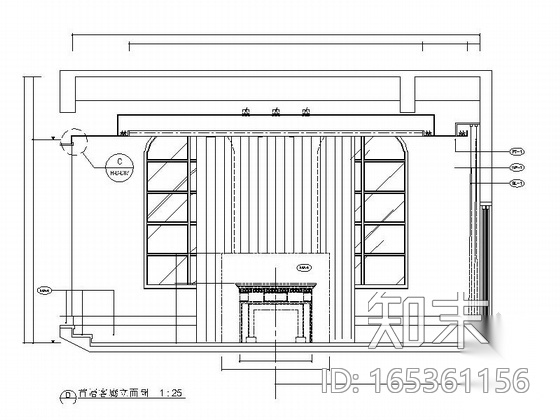 [南京]温馨简约二层小别墅装修设计CAD施工图施工图下载【ID:165361156】