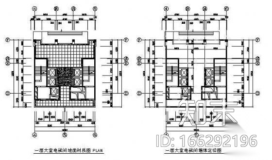 [江苏]恒隆国际大堂装修图cad施工图下载【ID:166292196】