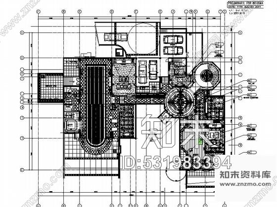 施工图浙江豪华欧式私家总裁别墅设计CAD施工图含效果cad施工图下载【ID:531983394】