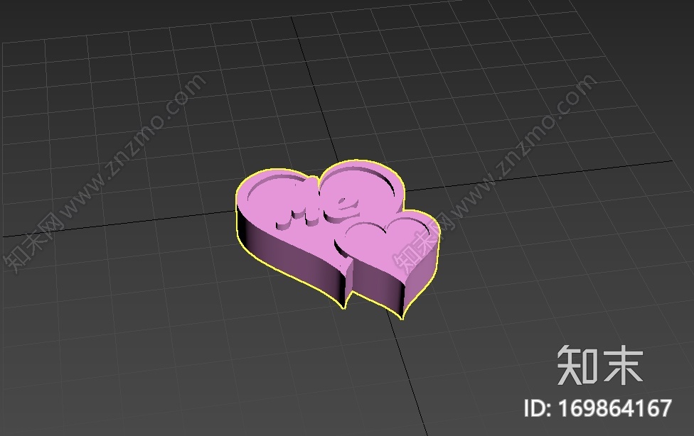 爱心字母-me3d打印模型下载【ID:169864167】