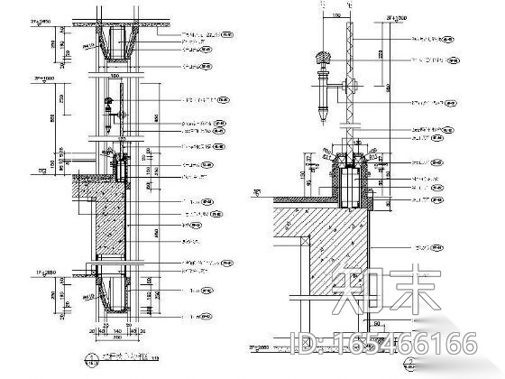 别墅玻璃楼梯详图施工图下载【ID:165466166】