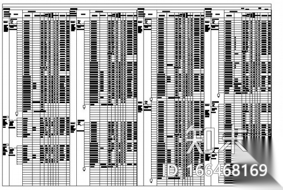 某工厂低压配电箱系统图cad施工图下载【ID:166468169】