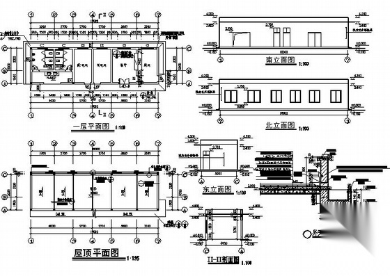 某加油站建筑施工图cad施工图下载【ID:151684186】