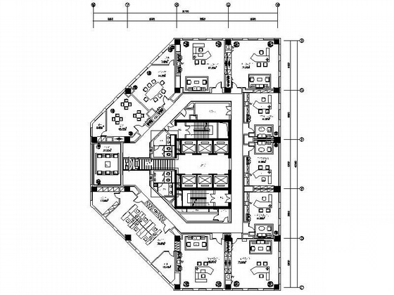 中国银行办公楼装饰图cad施工图下载【ID:160702494】