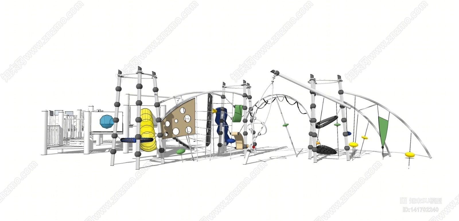 游乐设施SU模型下载【ID:141702240】