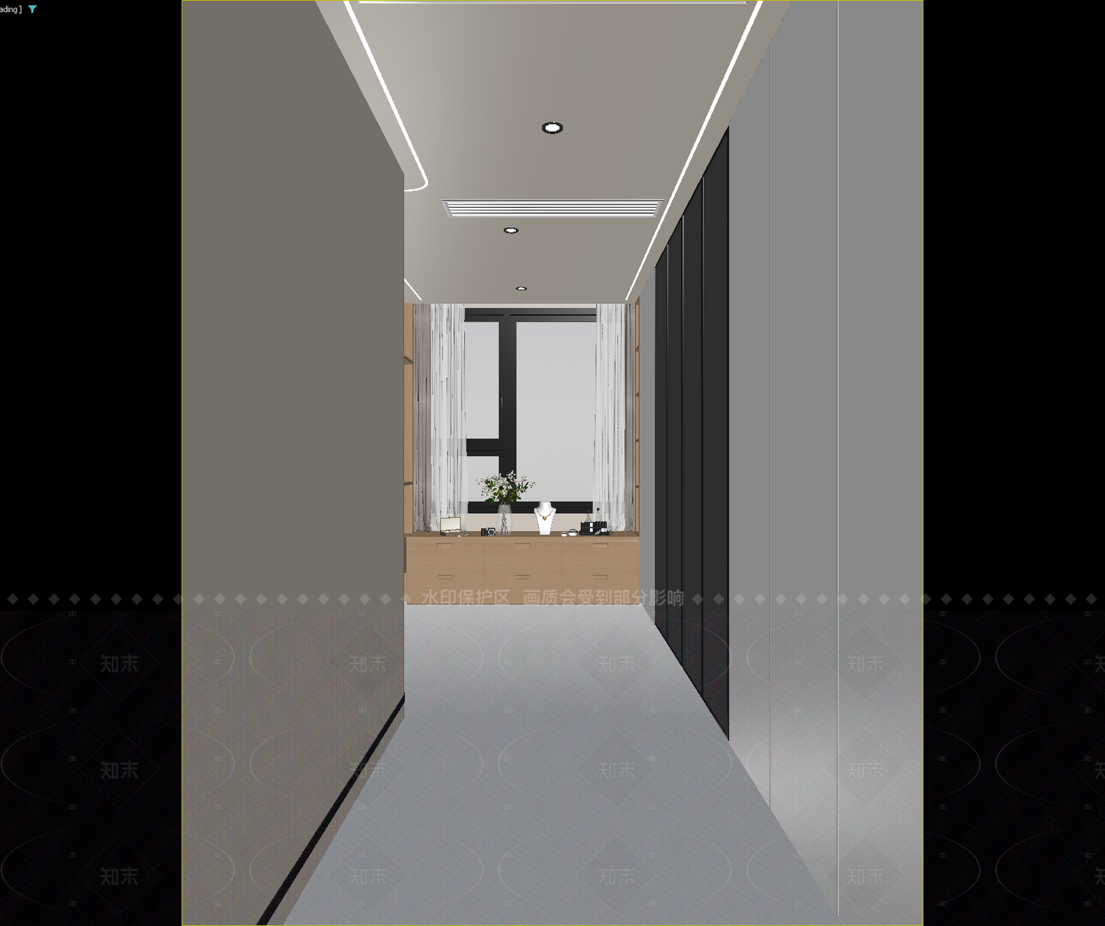 现代衣帽间3D模型下载【ID:1214924694】