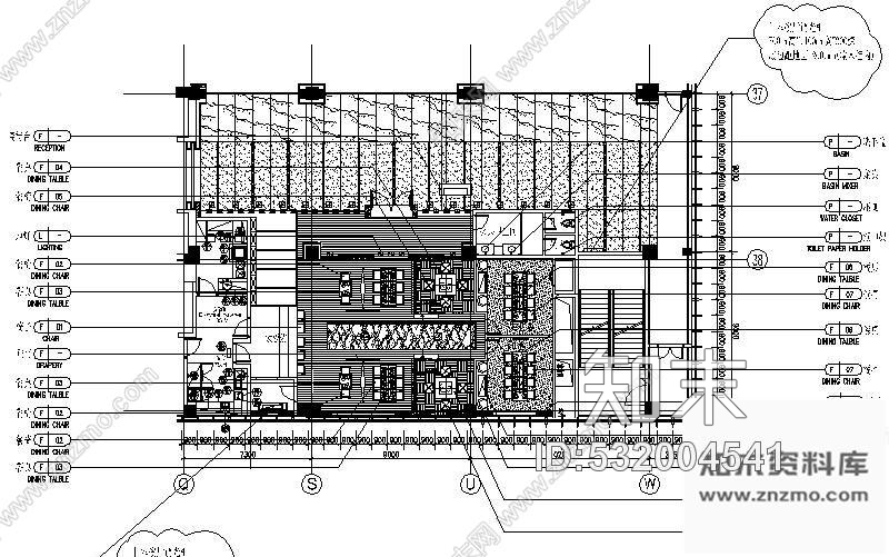 施工图北京某日本餐厅施工图含实景cad施工图下载【ID:532004541】