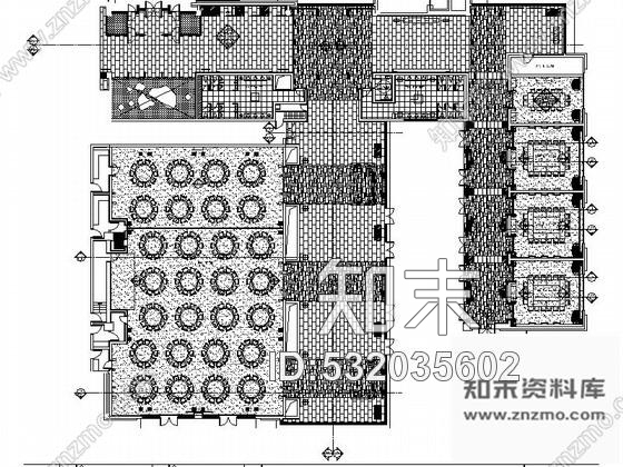 施工图浙江度假酒店宴会厅装修CAD施工图含效果施工图下载【ID:532035602】