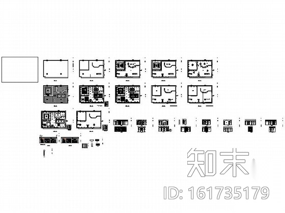 [湖北]现代门窗商店室内装修施工图施工图下载【ID:161735179】