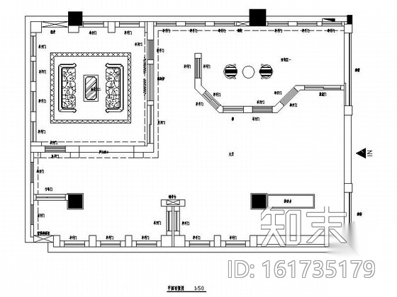 [湖北]现代门窗商店室内装修施工图施工图下载【ID:161735179】