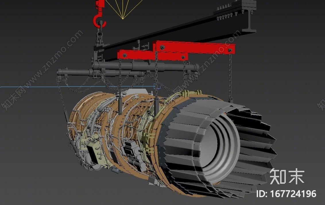 现代飞机3D模型下载【ID:167724196】