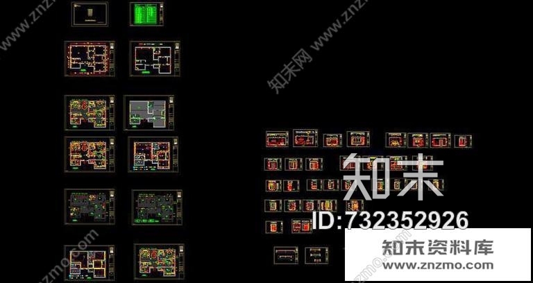 巫小伟-苏州朗诗国际-简约东方施工图下载【ID:732352926】