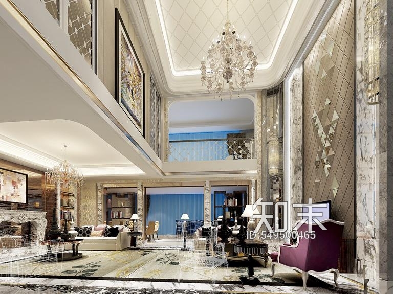 法式别墅施工图下载【ID:549500465】