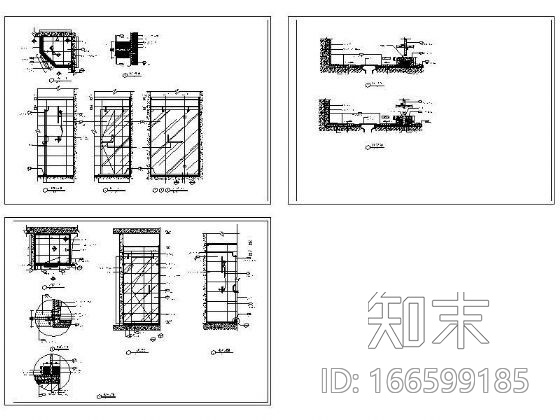 淋浴房详图cad施工图下载【ID:166599185】