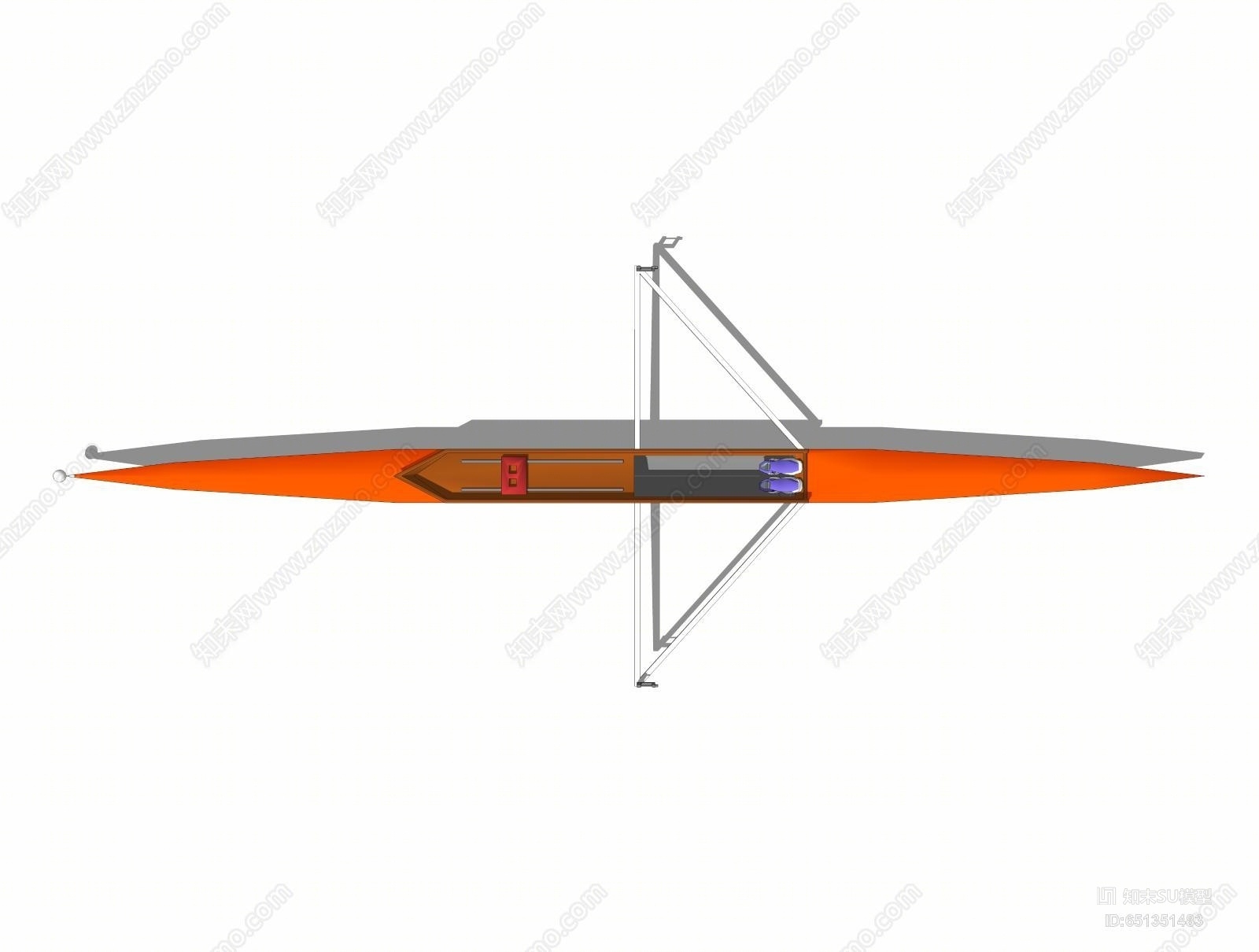 现代风格皮划艇SU模型下载【ID:651351483】