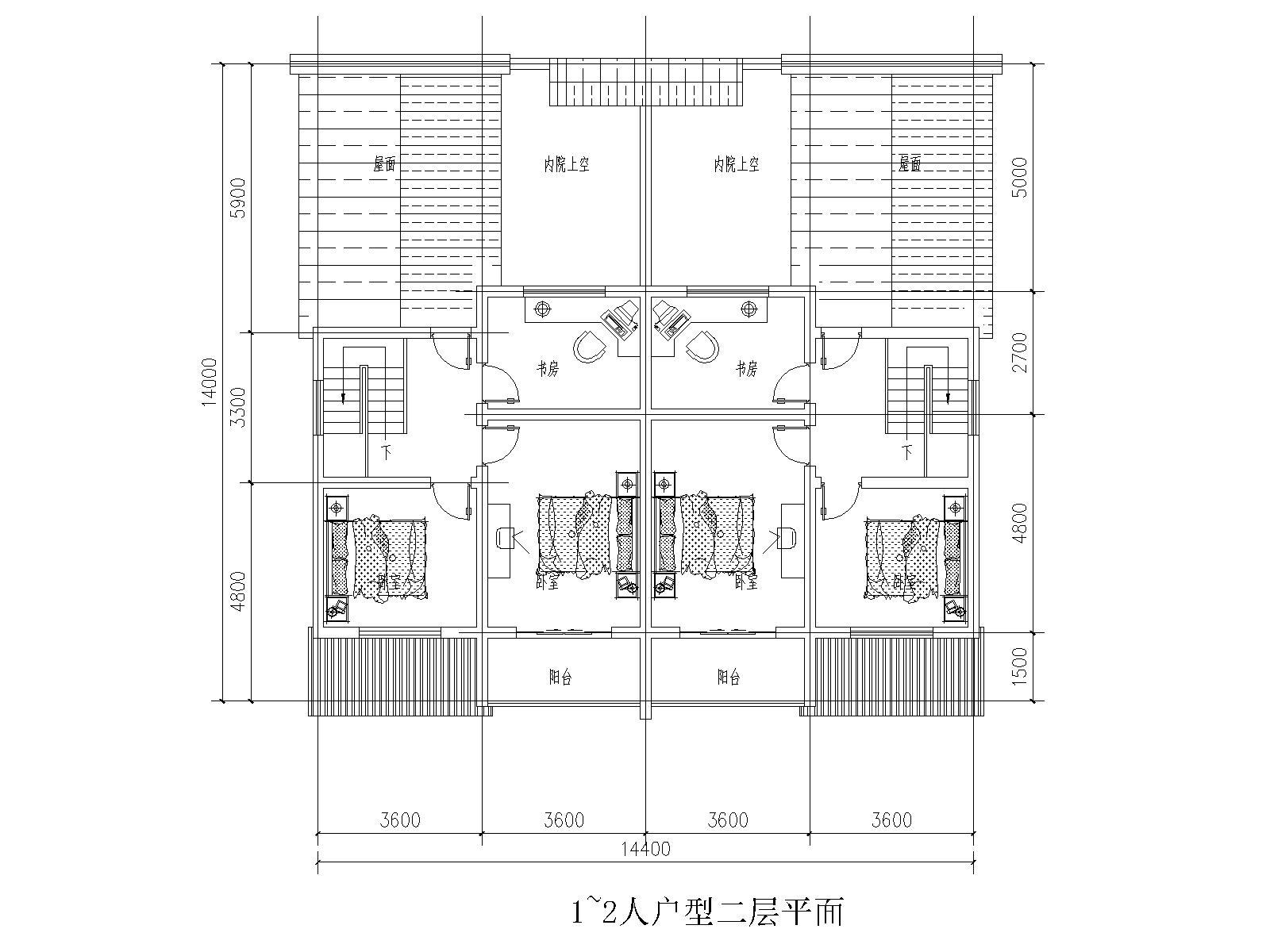 大圩镇新农村徽派别墅图纸 CADcad施工图下载【ID:151388118】