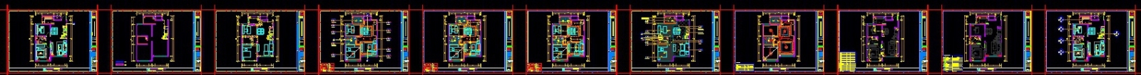 青岛中南世纪城C-03-05F区4#楼E1户型cad施工图下载【ID:56894357】