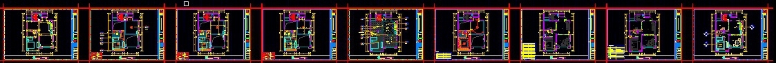 青岛中南世纪城C-03-05F区4#楼E1户型cad施工图下载【ID:56894357】