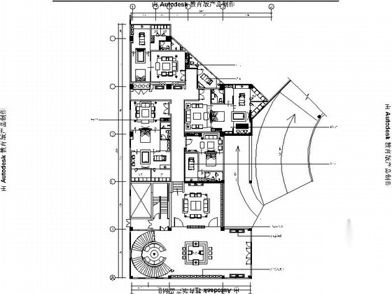 [福州]泰式会所SPA设计装饰CAD施工图（含效果图）cad施工图下载【ID:160709113】