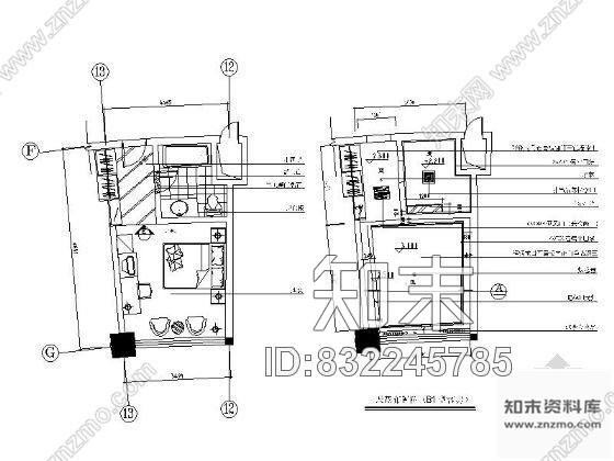 图块/节点标准客房详图cad施工图下载【ID:832245785】