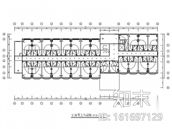 [上海]某宾馆施工平面图施工图下载【ID:161697129】