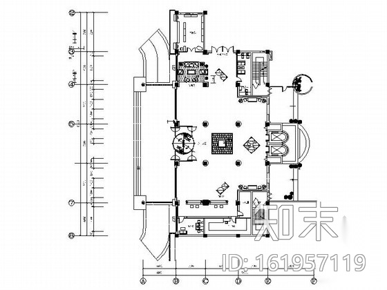 [陕西]豪华五星级酒店首层大堂装修施工图施工图下载【ID:161957119】