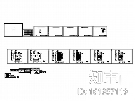 [陕西]豪华五星级酒店首层大堂装修施工图cad施工图下载【ID:161957119】