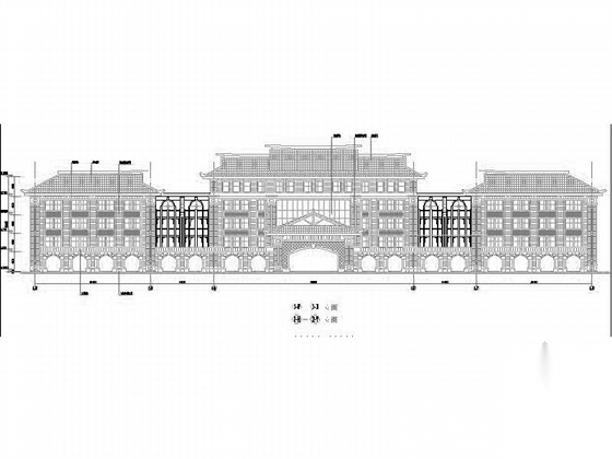 [厦门]知名大学校区规划设计及各教学楼建筑施工图（含...cad施工图下载【ID:166432145】