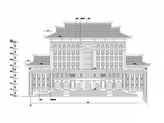 [厦门]知名大学校区规划设计及各教学楼建筑施工图（含...cad施工图下载【ID:166432145】