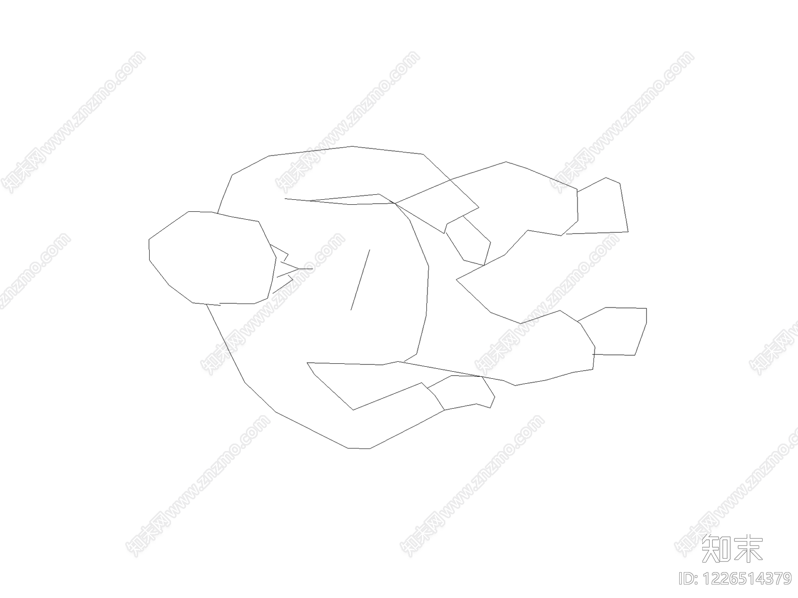 现代人物CAD图纸