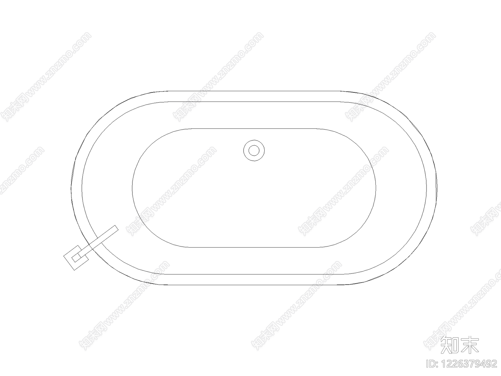 卫浴设施CAD图纸